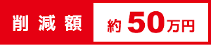 削減額：約50万円