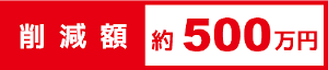 削減額：約500万円